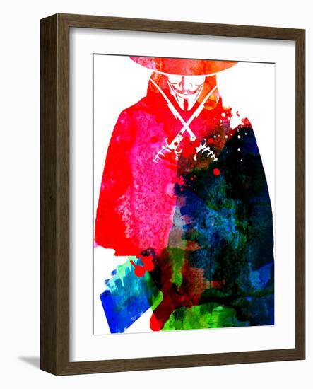 Vendetta Watercolor-Lora Feldman-Framed Art Print