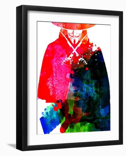 Vendetta Watercolor-Lora Feldman-Framed Art Print
