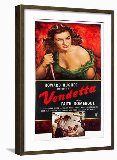 Vendetta-null-Framed Art Print