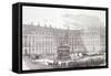 Vendome Column Being Demolished, 1871, City of Paris, France-null-Framed Stretched Canvas