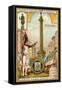 Vendome Column, Monument to Napoleon, Paris-null-Framed Stretched Canvas