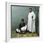 Vendor of Tobacco Snuff, Tangier (Morocco), Circa 1885-Leon, Levy et Fils-Framed Photographic Print