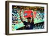Vendor Selling Cold Beverages at a Baseball Game in Yankee Stadi-Sabine Jacobs-Framed Photographic Print