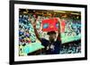 Vendor Selling Cold Beverages at a Baseball Game in Yankee Stadi-Sabine Jacobs-Framed Photographic Print