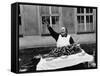 Vendor Trying to Sell Bundles of Sausage-Margaret Bourke-White-Framed Stretched Canvas