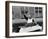 Vendor Trying to Sell Bundles of Sausage-Margaret Bourke-White-Framed Photographic Print