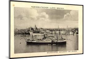 Venedig, Dampfer Schleswig, Norddeutscher Lloyd-null-Mounted Giclee Print