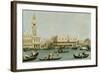 Venedig, Dogenpalast und Marcusplatz vom Bacino di San Marco-Canaletto (Giovanni Antonio Canal)-Framed Giclee Print