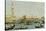 Venedig, Dogenpalast und Marcusplatz vom Bacino di San Marco-Canaletto (Giovanni Antonio Canal)-Stretched Canvas