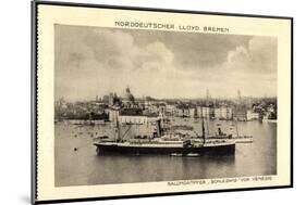 Venedig, Lloyd Bremen, Dampfer Schleswig-null-Mounted Giclee Print