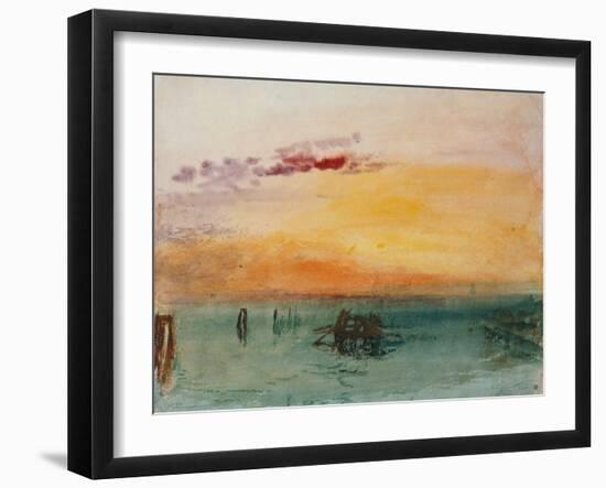 Venedig, View from Fusina, 1840-JMW Turner-Framed Giclee Print