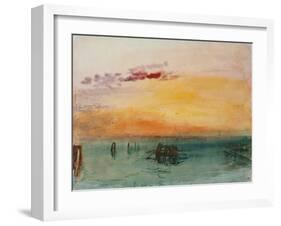 Venedig, View from Fusina, 1840-JMW Turner-Framed Giclee Print