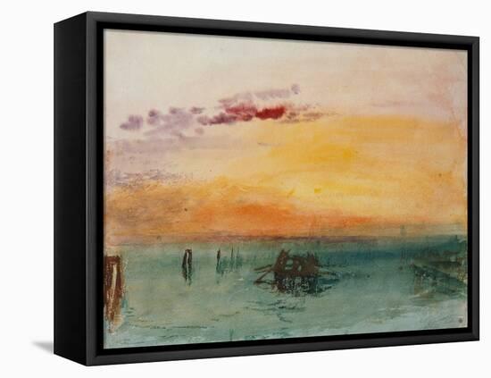 Venedig, View from Fusina, 1840-JMW Turner-Framed Stretched Canvas
