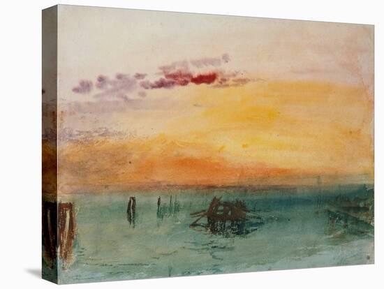 Venedig, View from Fusina, 1840-JMW Turner-Stretched Canvas