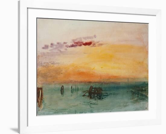 Venedig, View from Fusina, 1840-JMW Turner-Framed Giclee Print