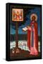 Venerable Adrian of Poshekhonye-null-Framed Stretched Canvas