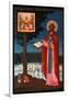 Venerable Adrian of Poshekhonye-null-Framed Giclee Print