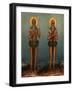 Venerable Onuphrius and Saint Peter of Mount Athos, 1902-Vasily Pavlovich Guryanov-Framed Giclee Print