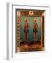 Venerable Onuphrius And Saint Peter of Mount Athos-Vasily Pavlovich Guryanov-Framed Giclee Print