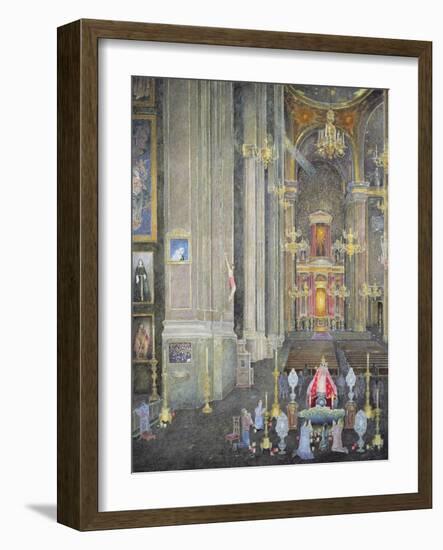 Veneration of the Virgen Del Rosario, the Convent of San Domingo, 2001-James Reeve-Framed Giclee Print