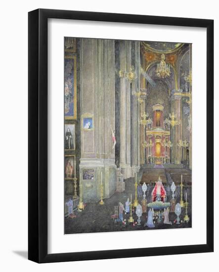 Veneration of the Virgen Del Rosario, the Convent of San Domingo, 2001-James Reeve-Framed Giclee Print