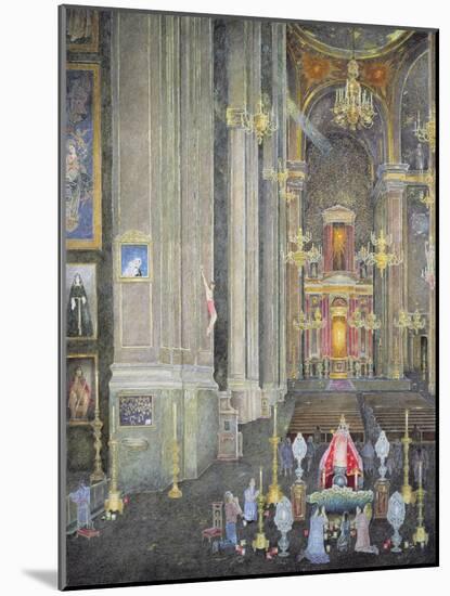 Veneration of the Virgen Del Rosario, the Convent of San Domingo, 2001-James Reeve-Mounted Giclee Print