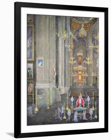 Veneration of the Virgen Del Rosario, the Convent of San Domingo, 2001-James Reeve-Framed Giclee Print