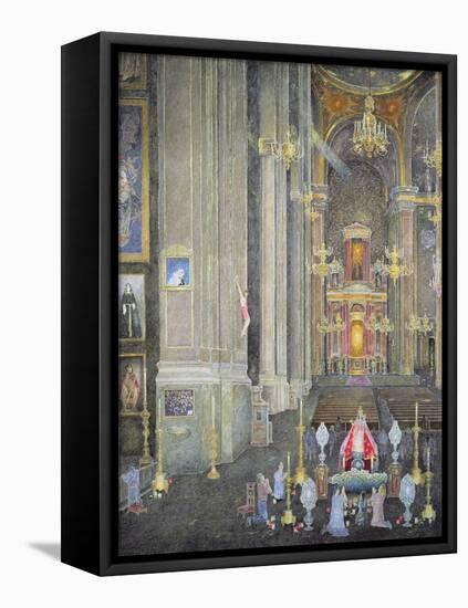 Veneration of the Virgen Del Rosario, the Convent of San Domingo, 2001-James Reeve-Framed Stretched Canvas