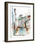 Venetian Abstract I-Ethan Harper-Framed Art Print