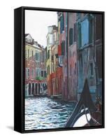 Venetian backwater, 2012,-Helen White-Framed Stretched Canvas