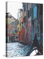 Venetian backwater, 2012,-Helen White-Stretched Canvas