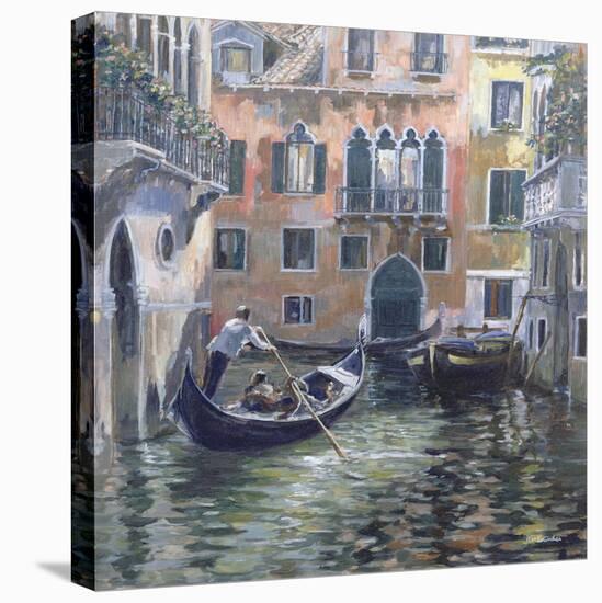 Venetian Backwater-Rosemary Lowndes-Stretched Canvas