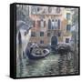 Venetian Backwater-Rosemary Lowndes-Framed Stretched Canvas