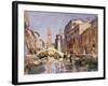 Venetian Canal, 1913-John Singer Sargent-Framed Giclee Print