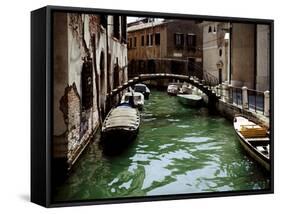 Venetian Canal, Venice, Italy-null-Framed Stretched Canvas