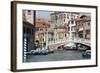 Venetian canal, Venice, UNESCO World Heritage Site, Veneto, Italy.-Nico Tondini-Framed Photographic Print