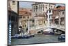 Venetian canal, Venice, UNESCO World Heritage Site, Veneto, Italy.-Nico Tondini-Mounted Photographic Print