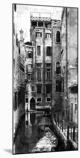 Venetian Canal-null-Mounted Art Print