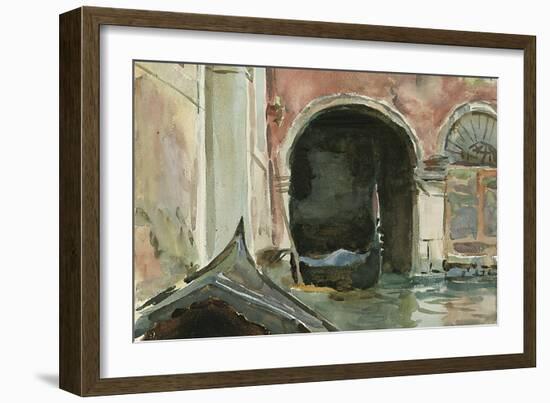 Venetian Canal-John Singer Sargent-Framed Giclee Print