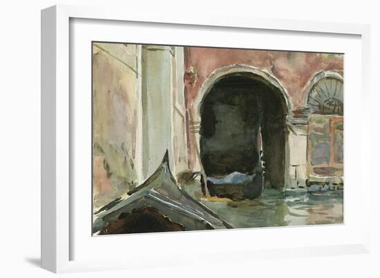 Venetian Canal-John Singer Sargent-Framed Giclee Print
