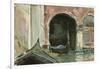 Venetian Canal-John Singer Sargent-Framed Giclee Print