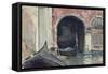 Venetian Canal-John Singer Sargent-Framed Stretched Canvas