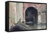 Venetian Canal-John Singer Sargent-Framed Stretched Canvas