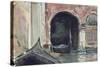 Venetian Canal-John Singer Sargent-Stretched Canvas