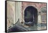 Venetian Canal-John Singer Sargent-Framed Stretched Canvas