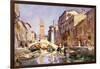 Venetian canal.-John Singer Sargent-Framed Premium Giclee Print