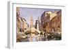 Venetian canal.-John Singer Sargent-Framed Premium Giclee Print