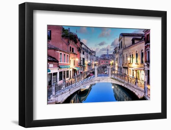 Venetian Canale #15-Alan Blaustein-Framed Photographic Print