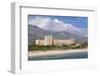 Venetian Castle in Front of Lefka Ori Mountains (White Mountains), Frangokastello, Chania-Markus Lange-Framed Photographic Print