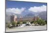 Venetian Castle in Front of Lefka Ori Mountains (White Mountains), Frangokastello, Chania-Markus Lange-Mounted Photographic Print